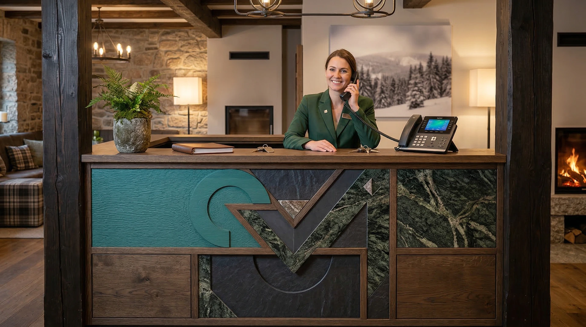 A visual scene showing seamless communication between multiple business locations in northern Germany, office staff in different sites connected through one phone system, modern devices, subtle map-inspired A visual scene showing seamless communication between multiple business locations in northern Germany, office staff in different sites connected through one phone system, modern devices, subtle map-inspired